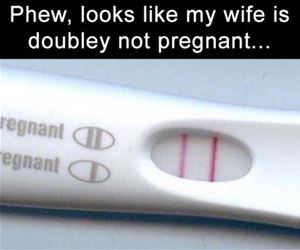 doubley not pregnant funny picture