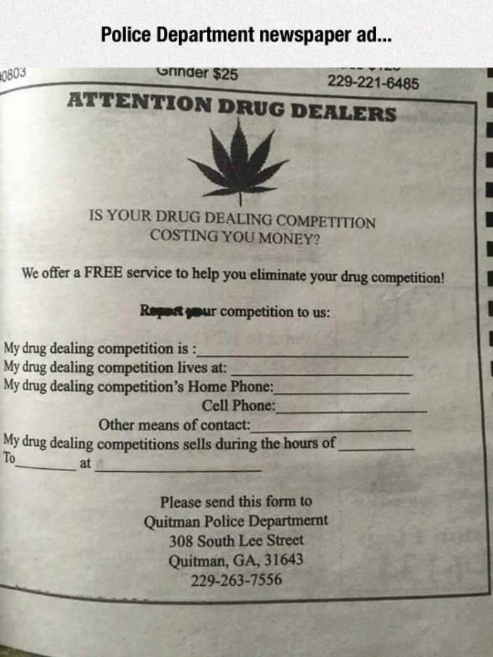 drug dealer cometition funny picture