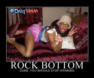 Strange Rock Bottom funny picture