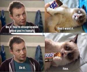 eat a snickers funny picture