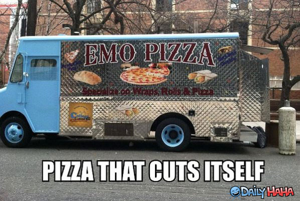 Emo Pizza funny picture