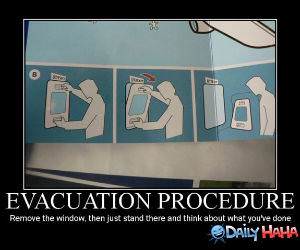 Evacuation funny picture
