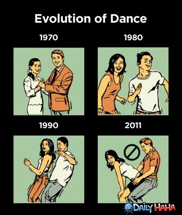 Evolution of Dance funny picture