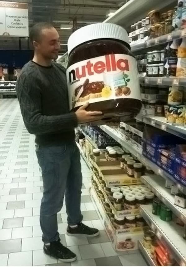 Family Size Nutella funny picture