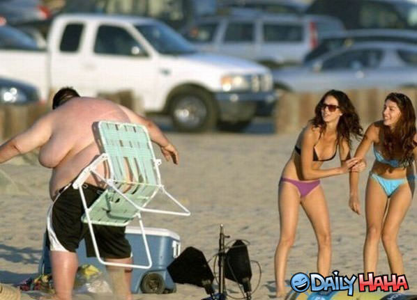 Beach Fatty funny picture
