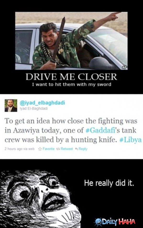 Fighting in Libya funny picture