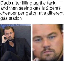 filling up the tank