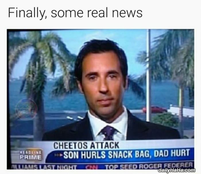 finally some real news funny picture