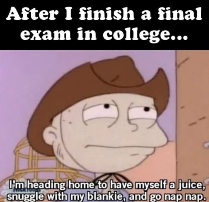 finishing my finals funny picture