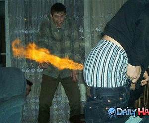 Flaming Fart funny picture