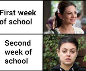 First Week of School funny picture