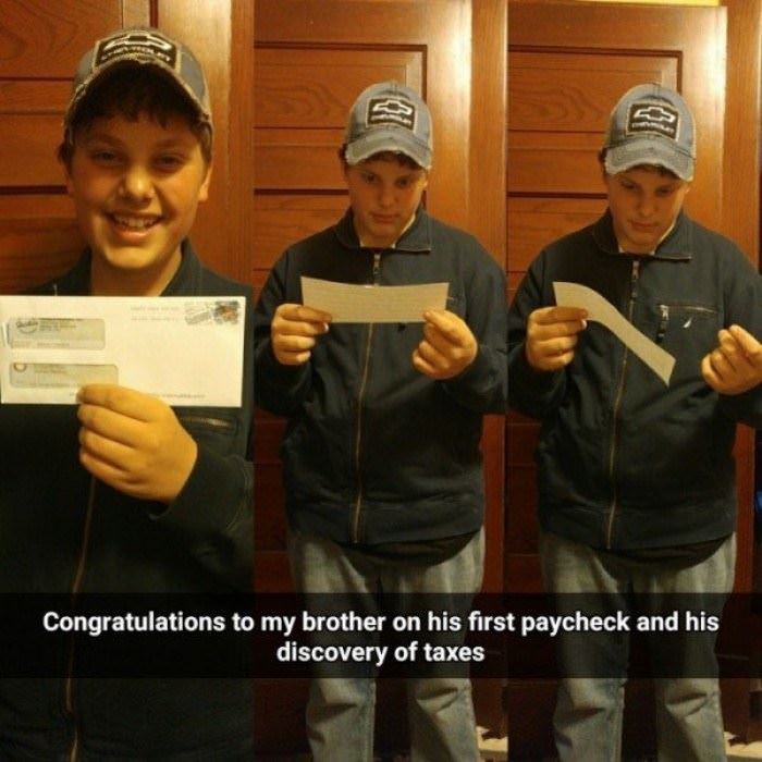first paycheck funny picture