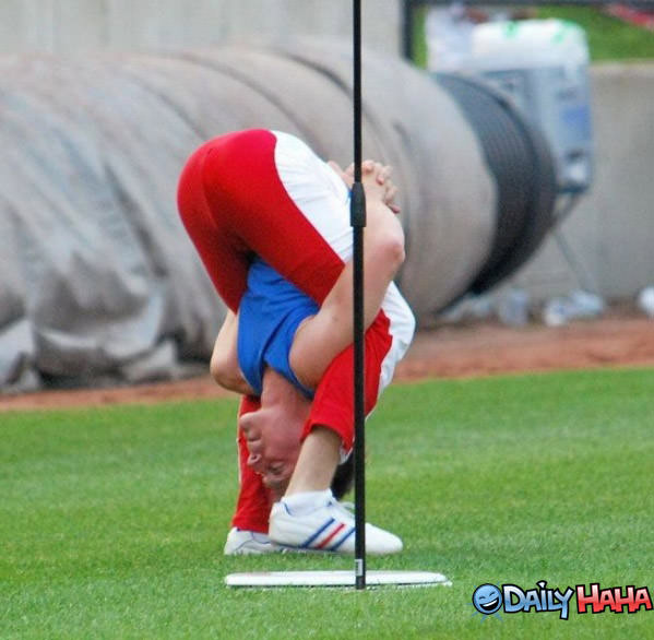 Flexible Golf Stretch funny picture