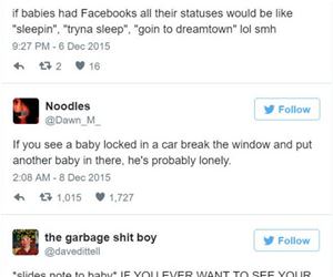 funny tweets about babies funny picture
