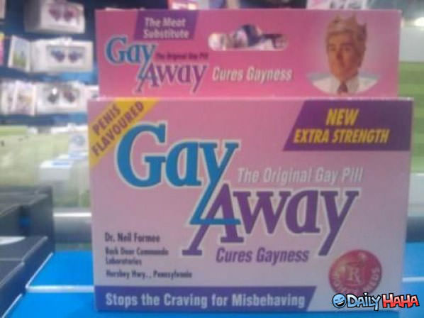 Gay Away funny picture