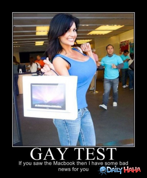 Gay Test funny picture