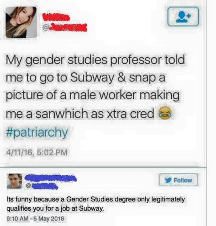 gender studies funny picture