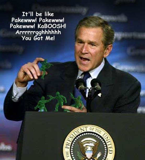 George Bush Toy Soldiers
