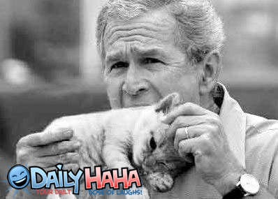 George Bush Eats Kitties