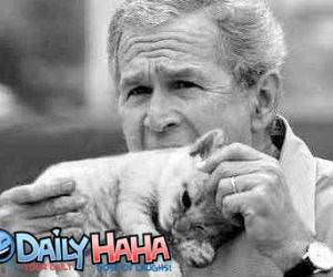 George Bush Eats Kitties