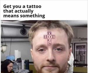 get a good tattoo