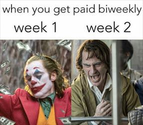 getting paid bi weekly ... 2