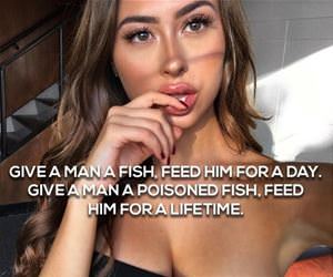 give a man a fish funny picture