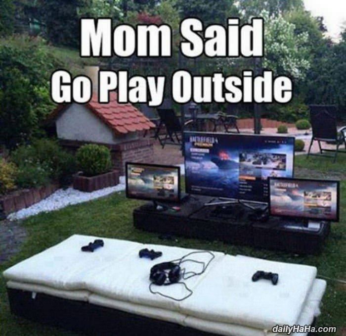 go play outside funny picture