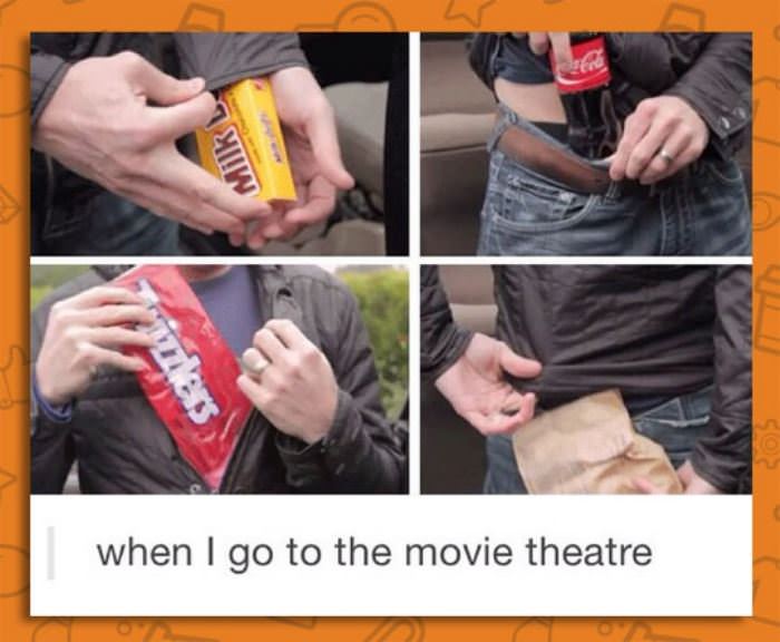going to the movies funny picture