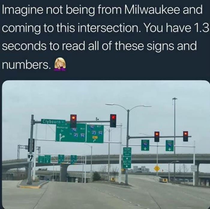 good luck with the signs