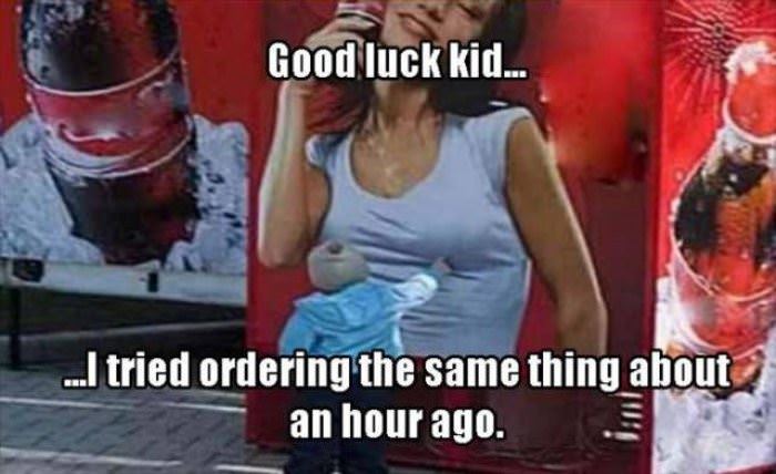 good luck kid funny picture