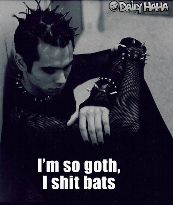 Goth Bat Shitter