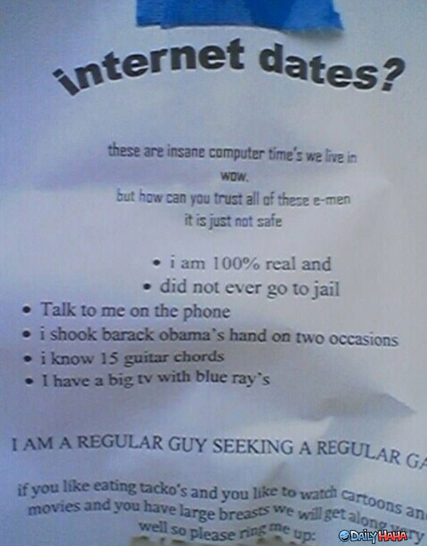 Internet Dates funny picture
