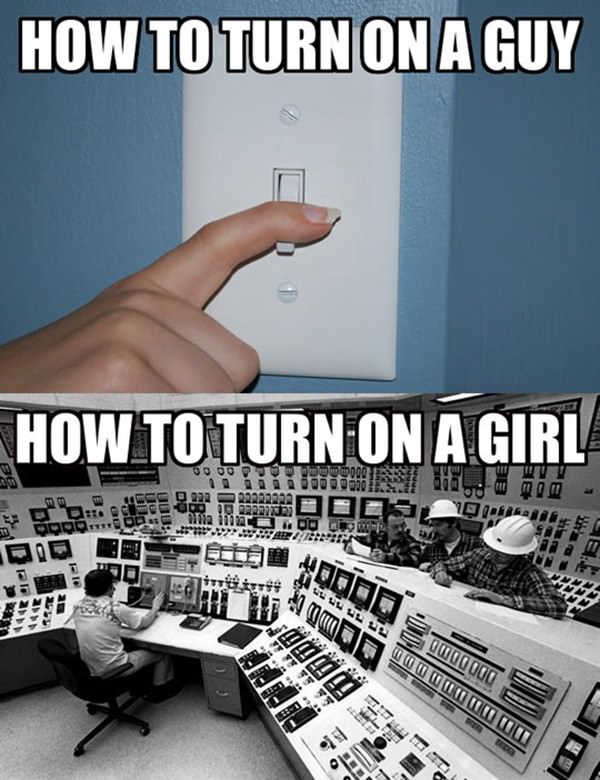 Guys VS Girls funny picture