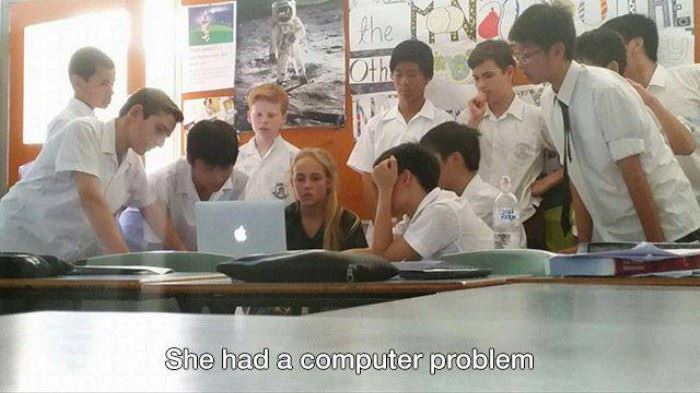had a computer problem funny picture