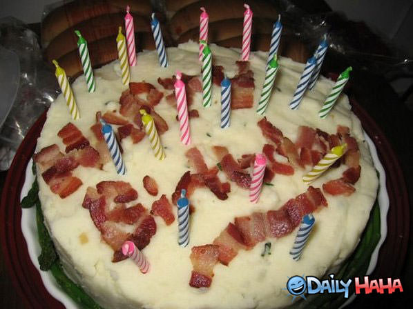 Bacon Cake funny picture