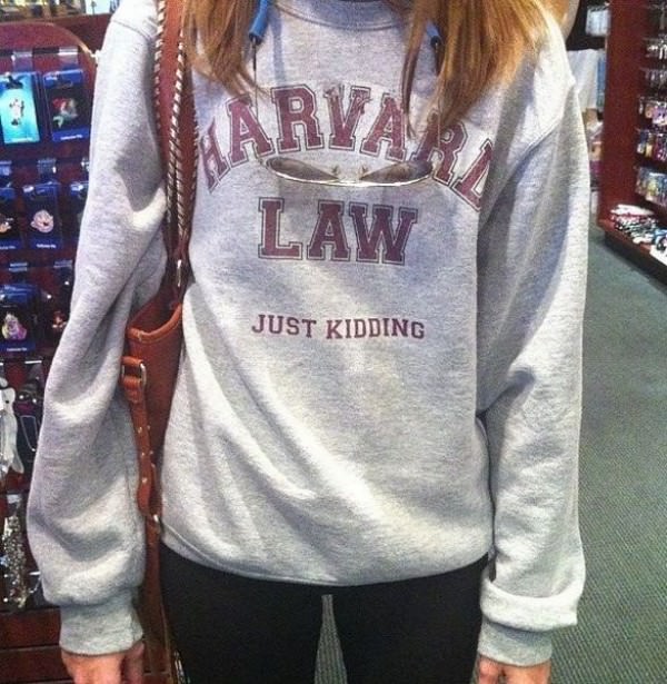 Harvard Law funny picture