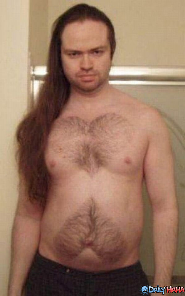 Sexy Beast Chest Hair Funny Picture