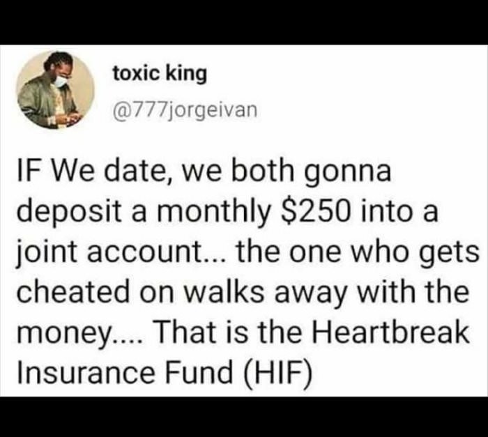heartbreak insurance