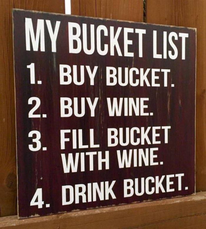 here is my bucket list funny picture