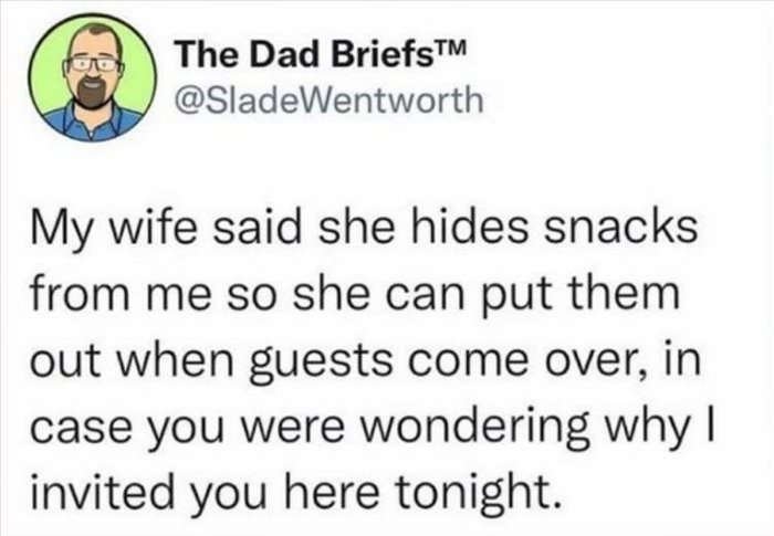 hiding snacks