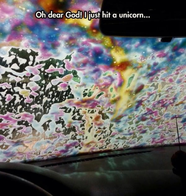 Hit A Unicorn funny picture