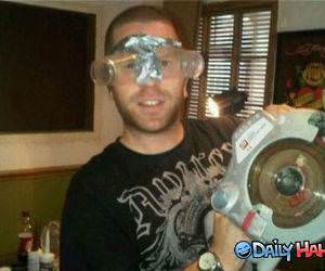 Home Made Goggles funny picture