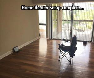 home theater setup