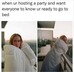 hosting a party