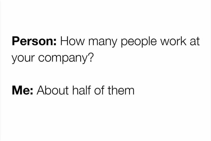 how many people work there