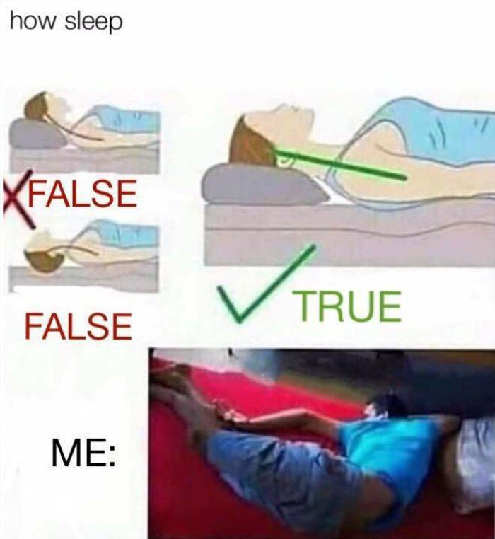 how to sleep ... 2
