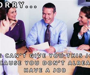 how getting a job works funny picture