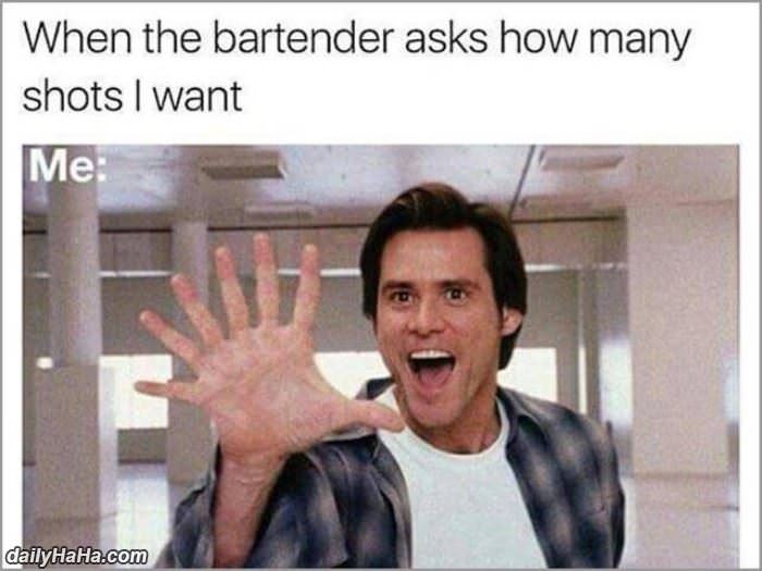 How Many Shots Do You Want