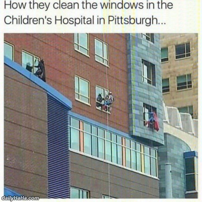 how they clean the windows funny picture